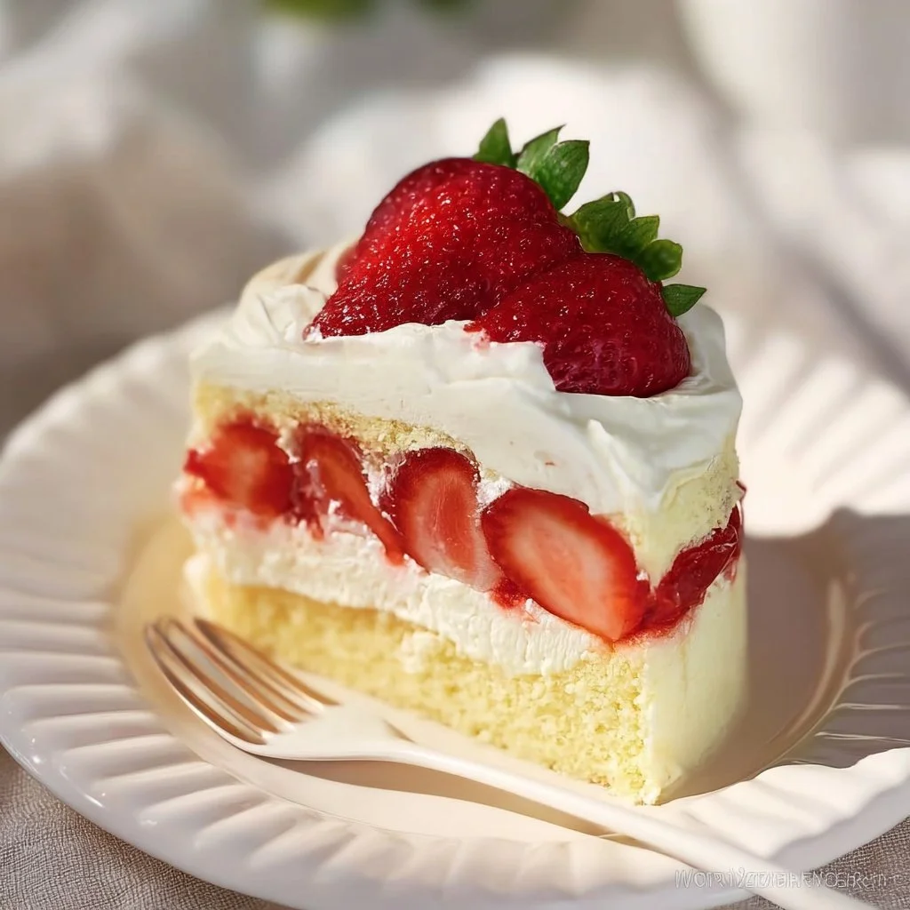 Strawberry Cream Cake