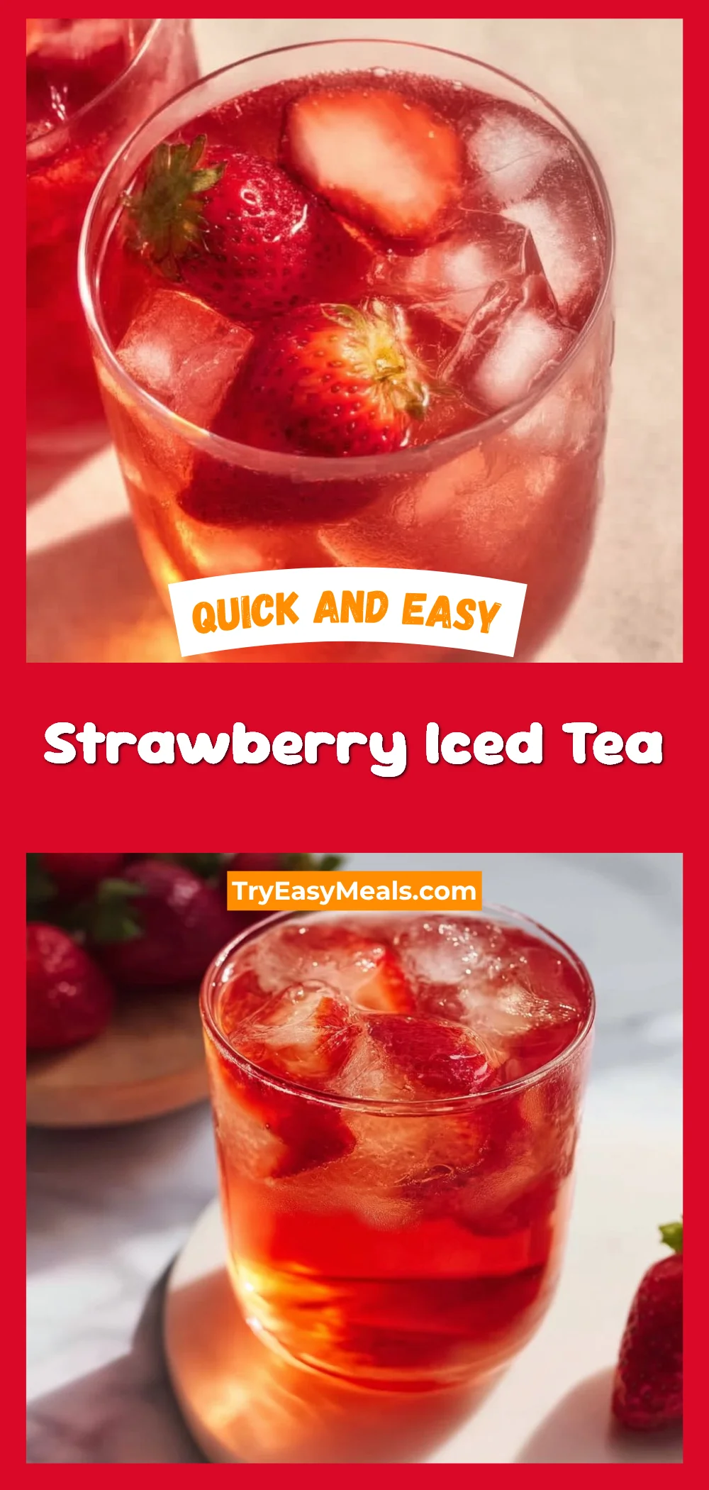Strawberry Iced Tea