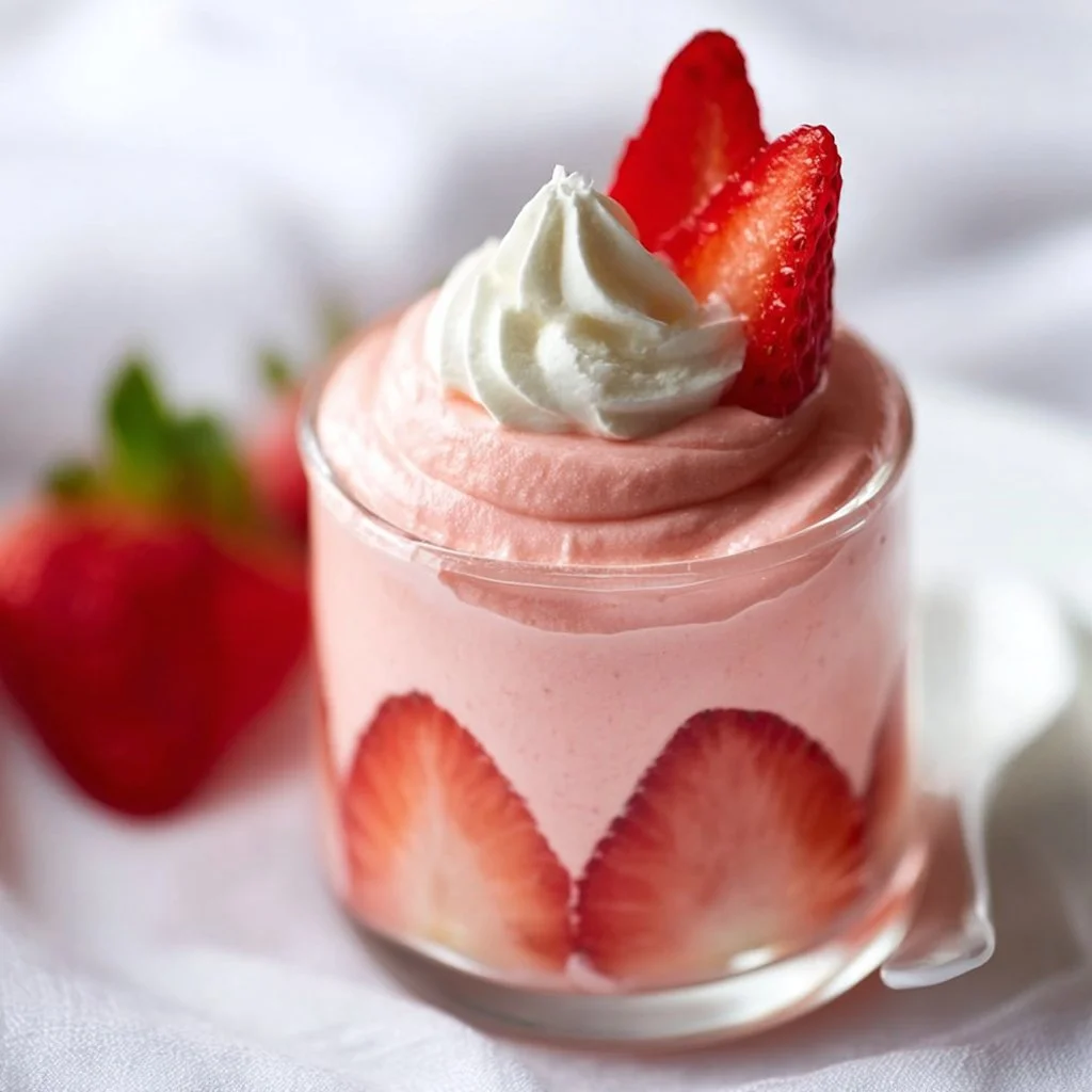 Strawberry Mousse Without Gelatin Or Whipped Cream