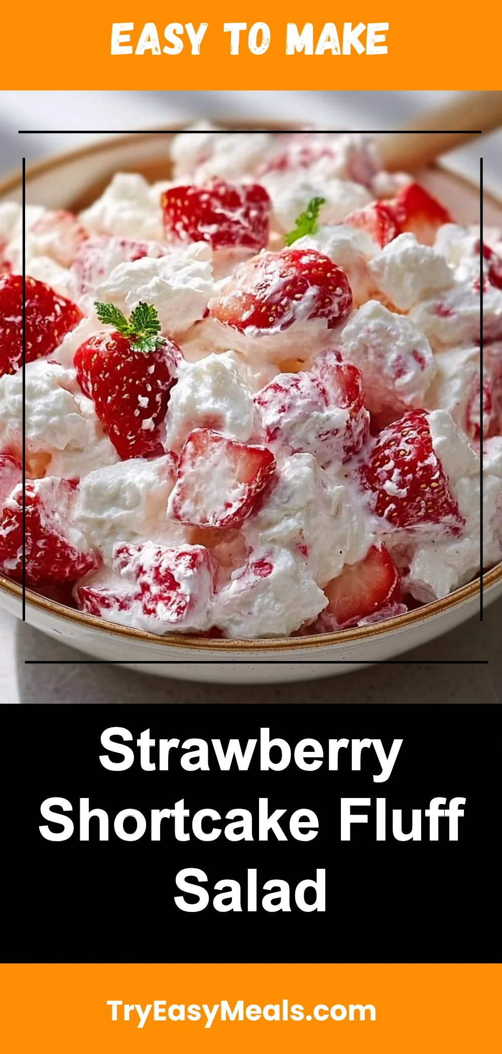 Strawberry Shortcake Fluff Salad
