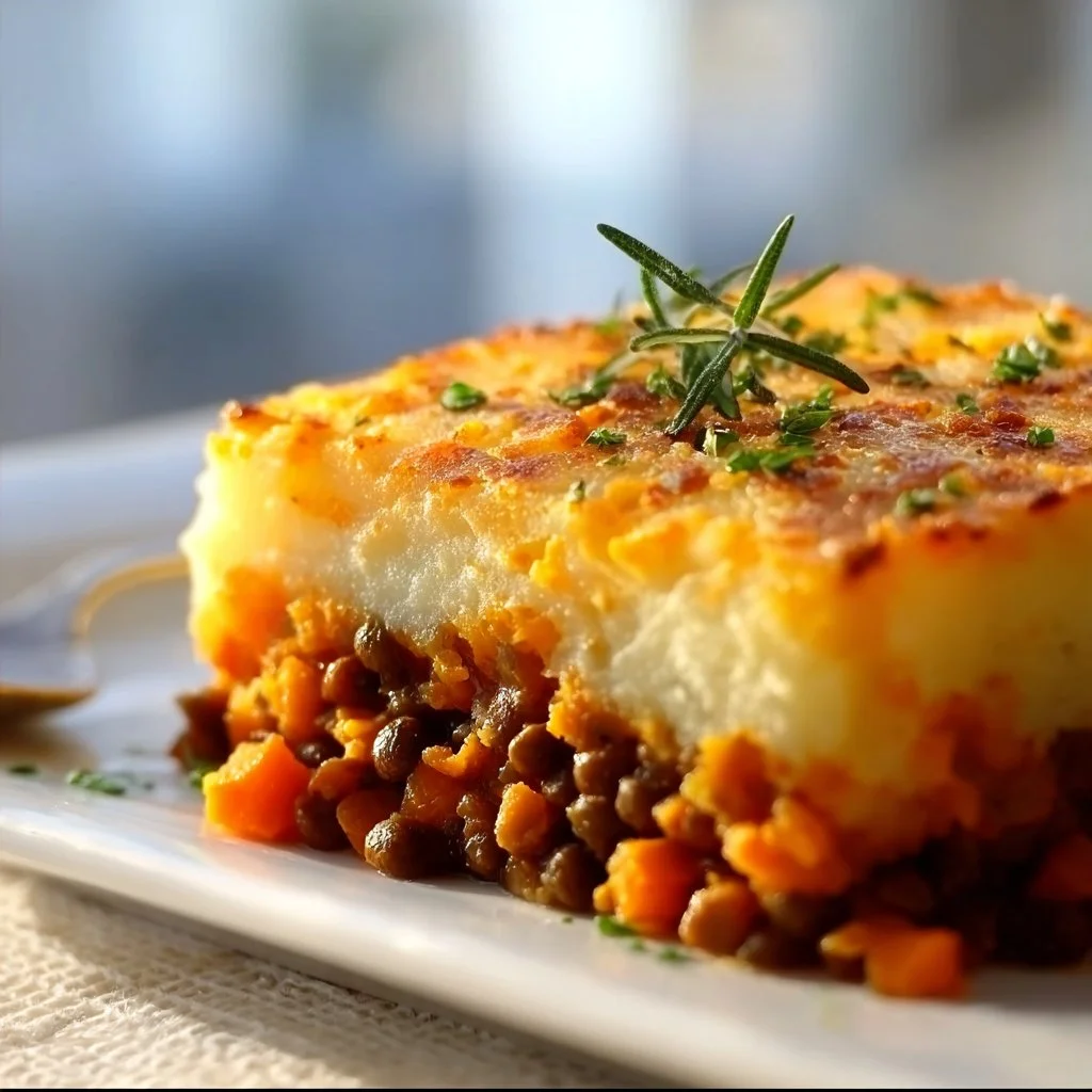 Sweet Potato & Lentil Shepherd’s Pie: A Comforting Delight!