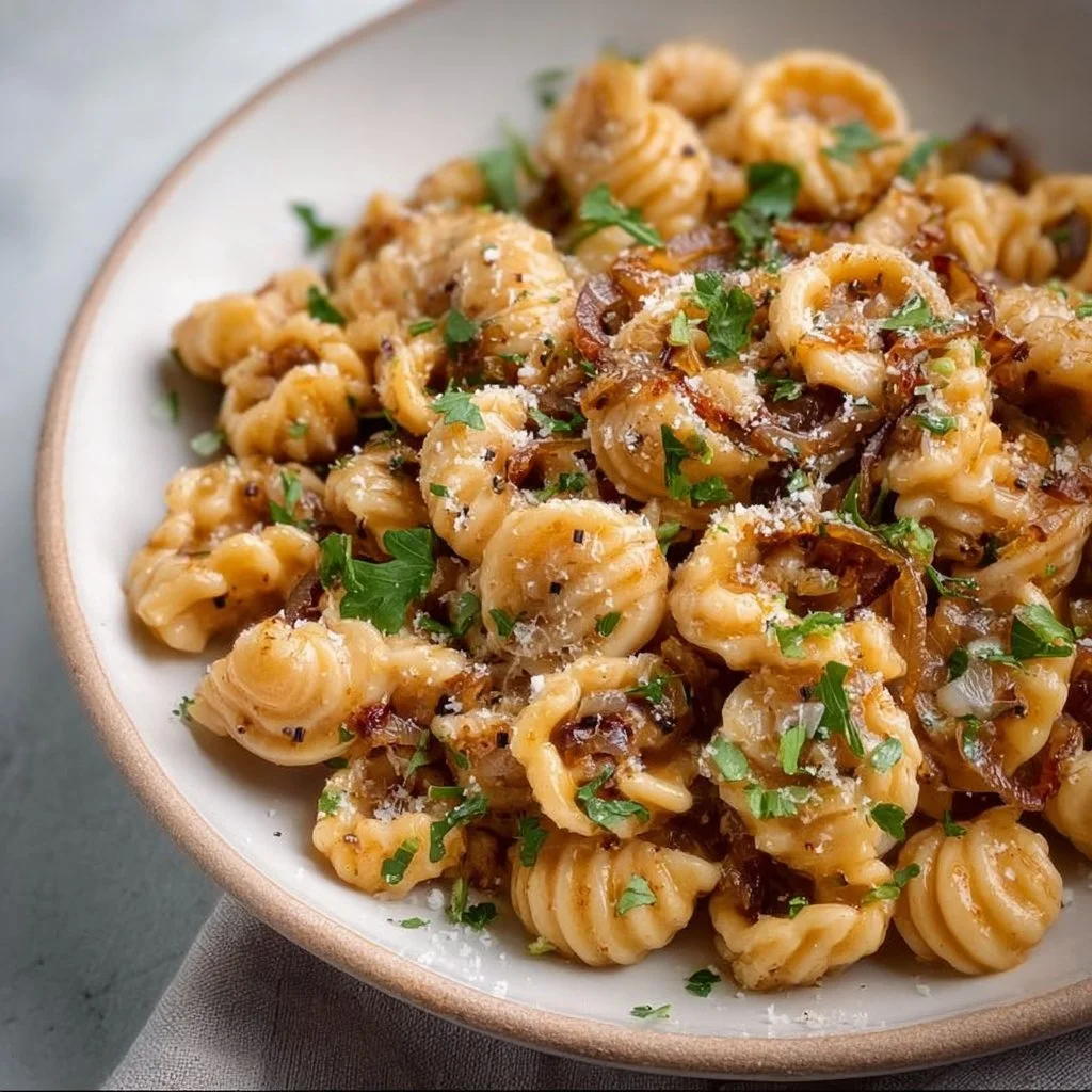 Vegan Caramelized Onion Pasta