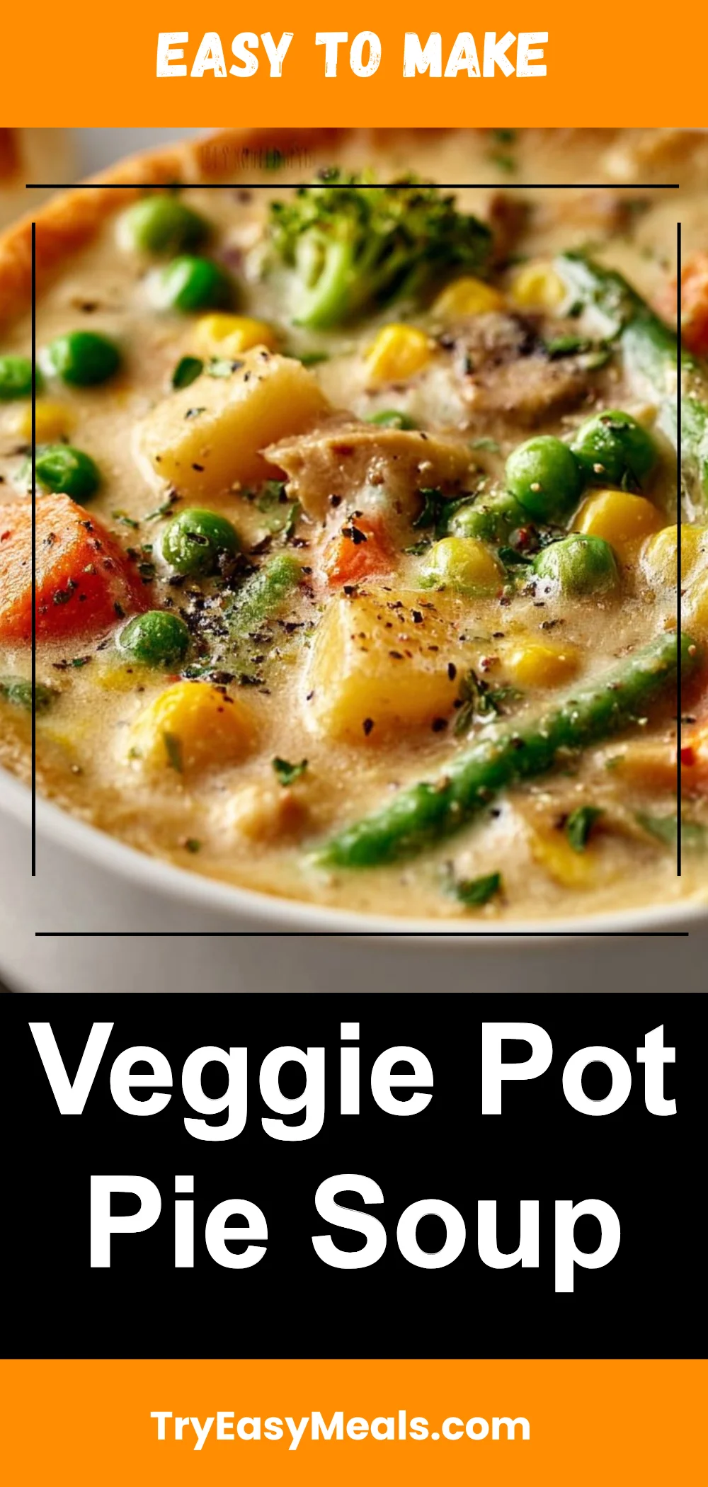 Veggie Pot Pie Soup