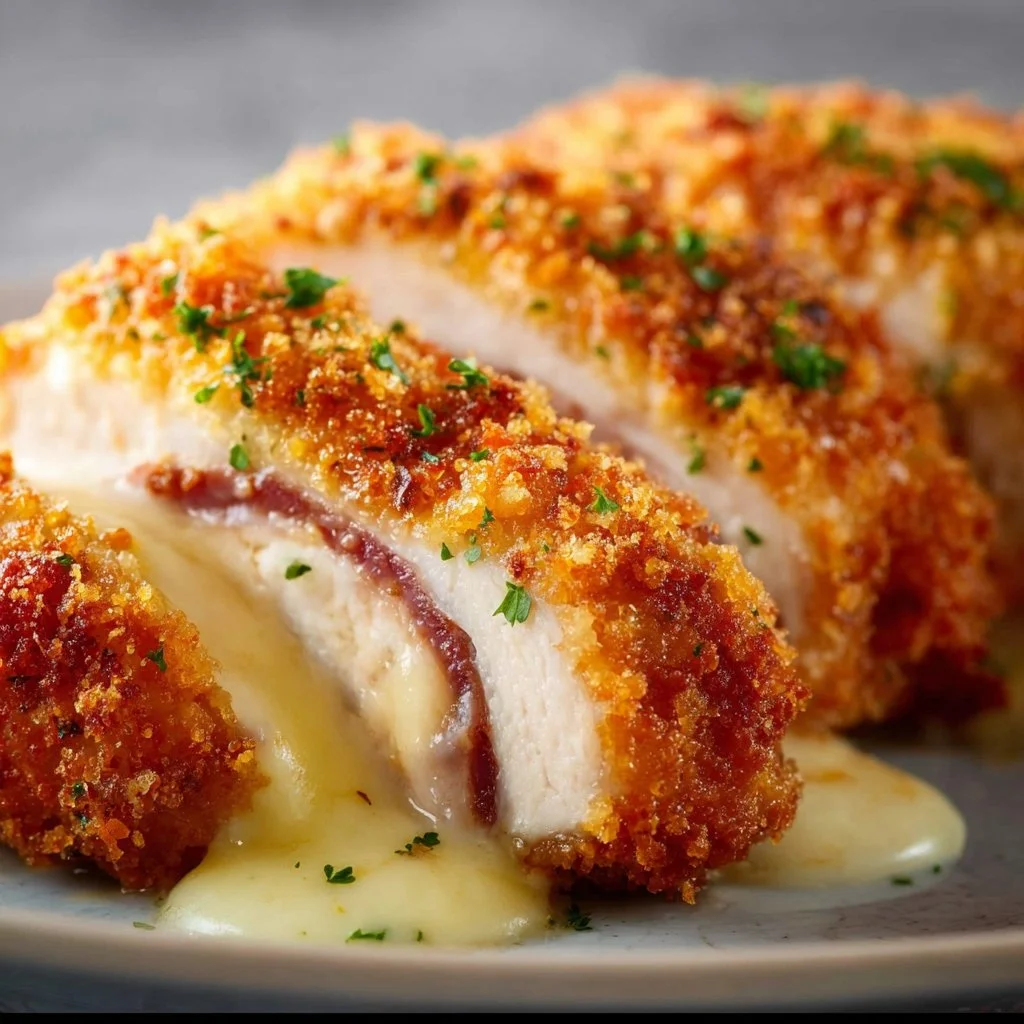 Baked Chicken Cordon Bleu