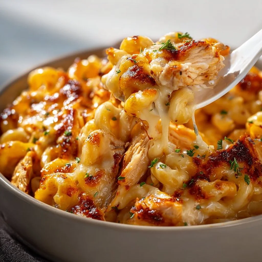 BBQ Chicken Mac and Cheese