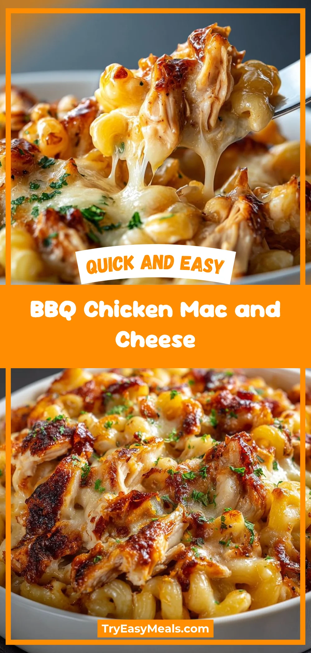 BBQ Chicken Mac and Cheese