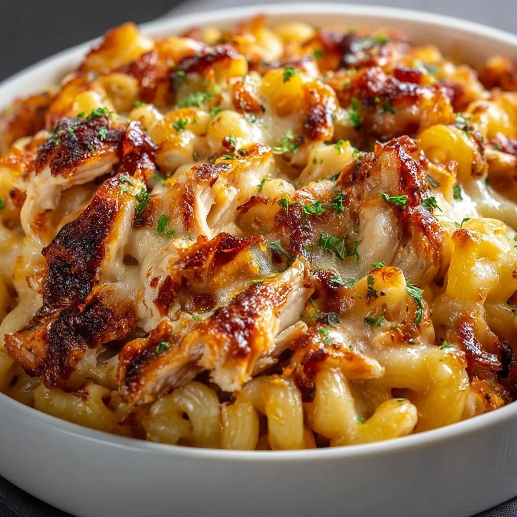 BBQ Chicken Mac and Cheese