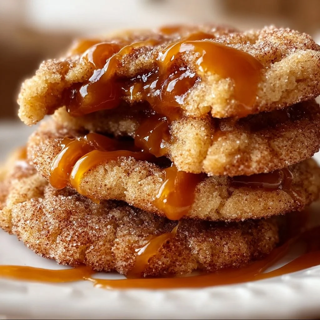 Brown Sugar Cinnamon Caramel Cookies