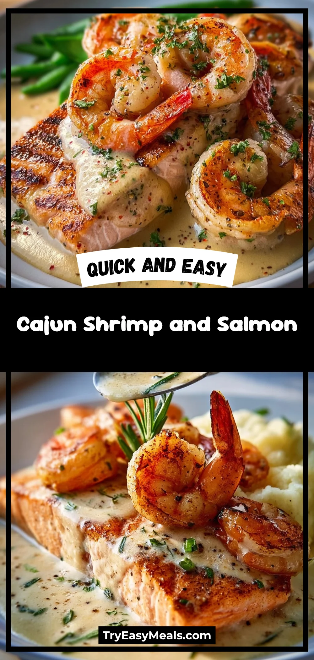 Cajun Shrimp and Salmon
