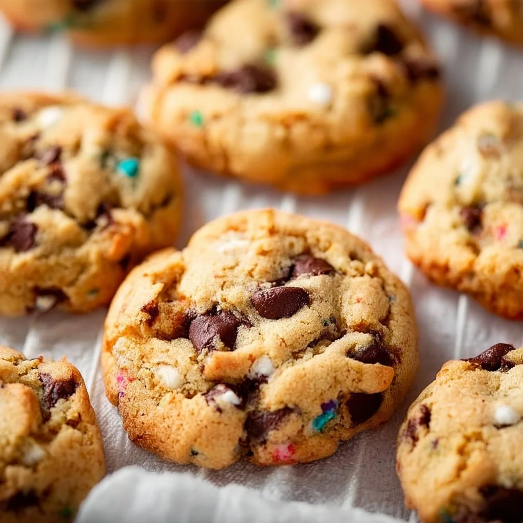 Cake Batter Chocolate Chip Cookies