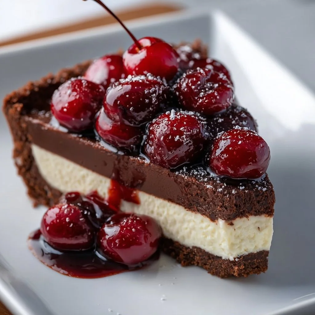 Cherry Cheesecake Chocolate Tart: A Delicious Delight!