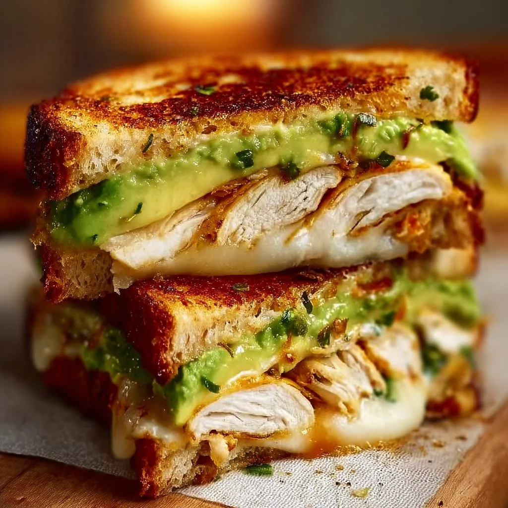 Chicken Avocado Melt Sandwich