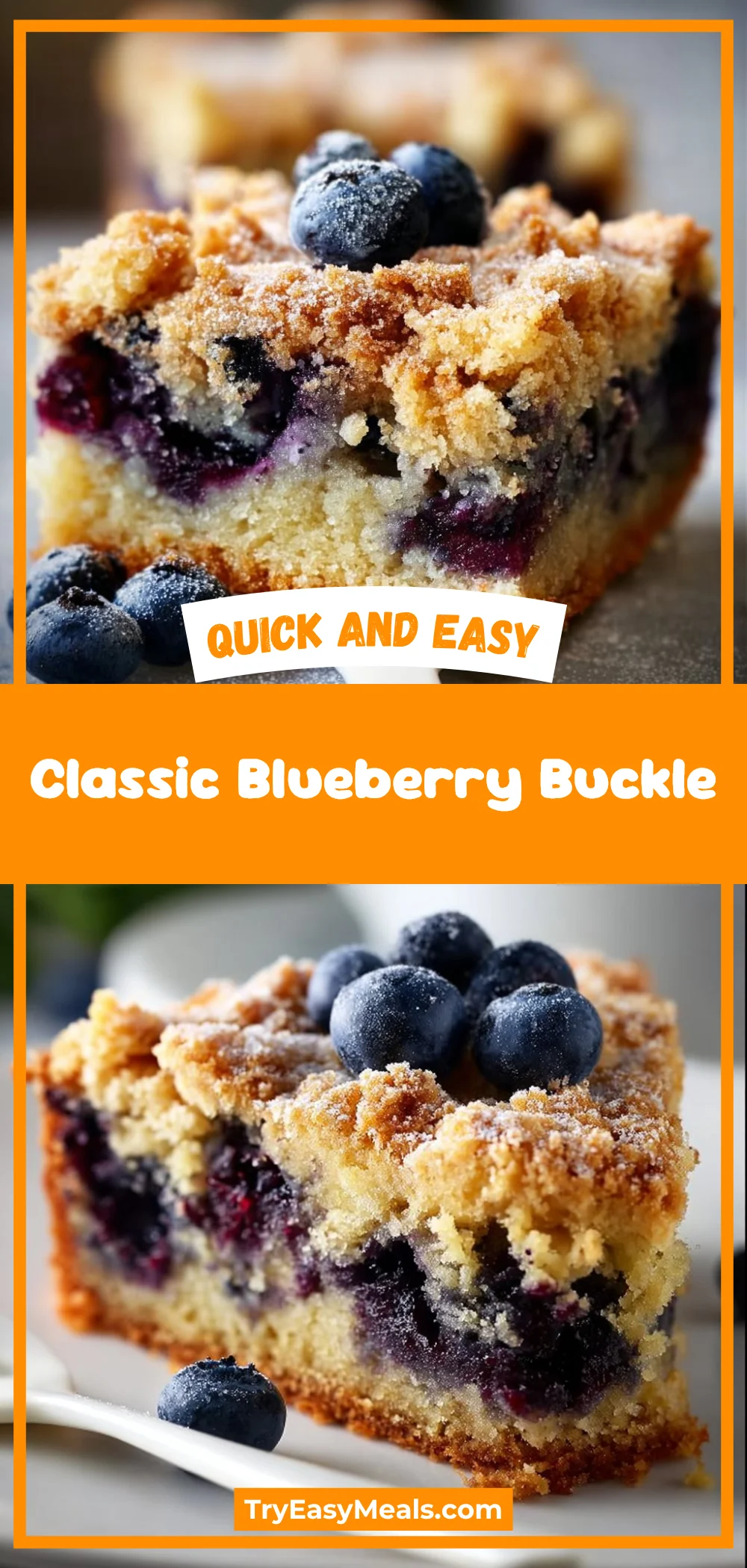 Classic Blueberry Buckle