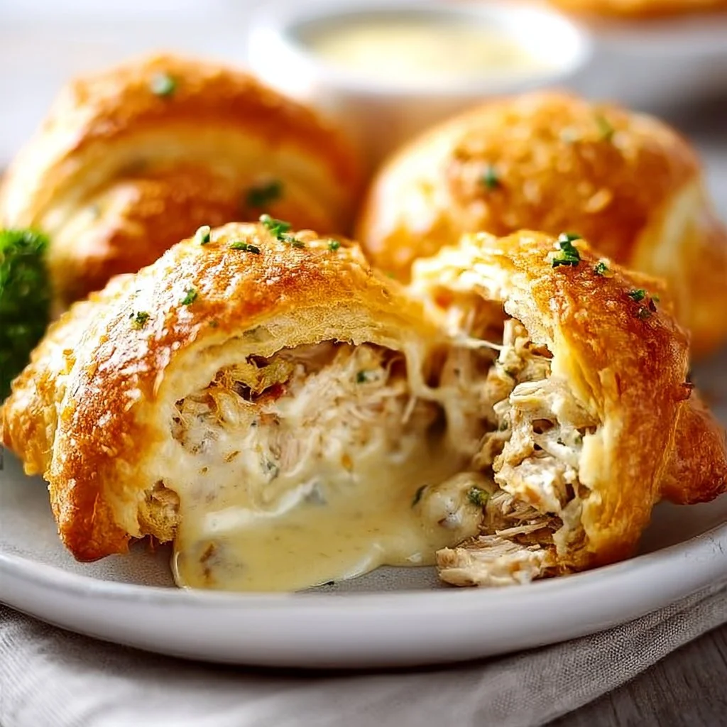 Creamy Chicken Crescent Rolls