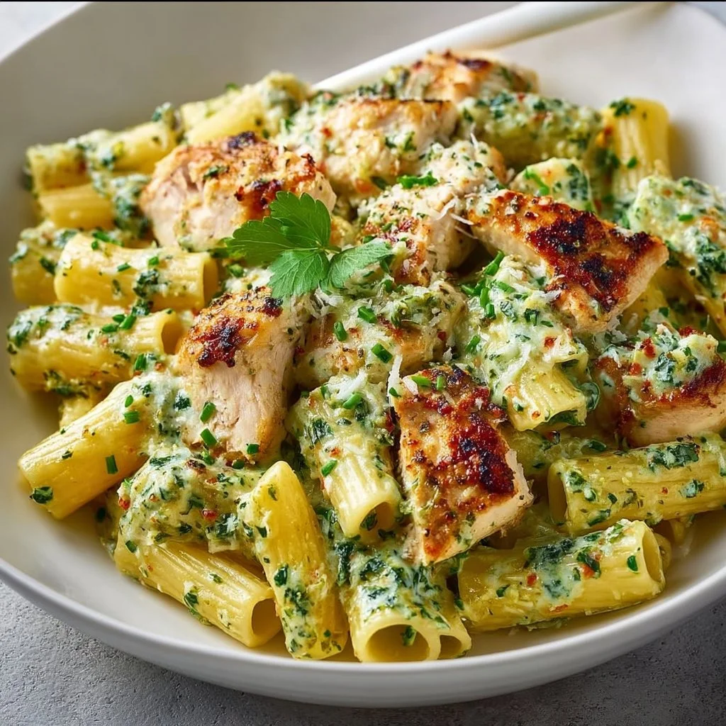 Creamy Pesto Chicken Pasta