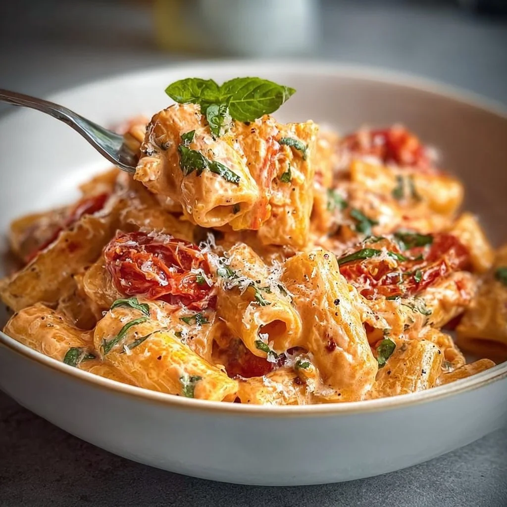 Creamy Tomato Garlic Pasta