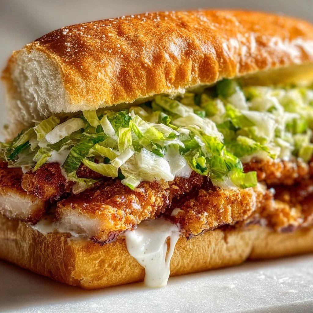 Crispy Chicken Caesar Sandwich