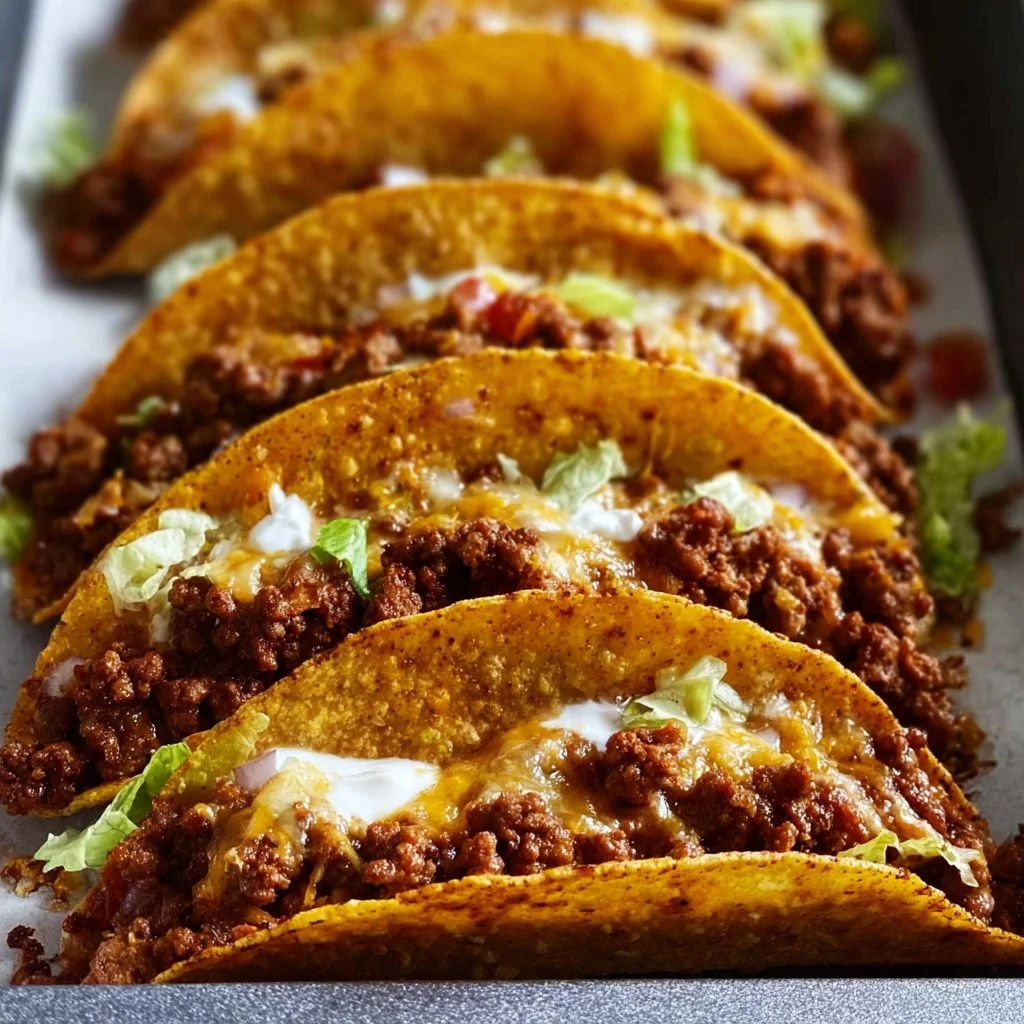 Crispy Ground Beef Tacos