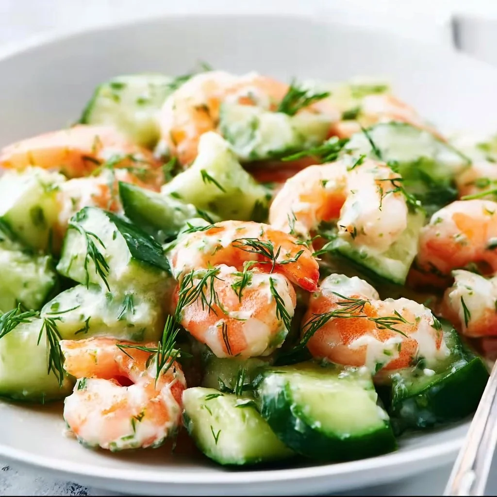 Cucumber Shrimp Salad