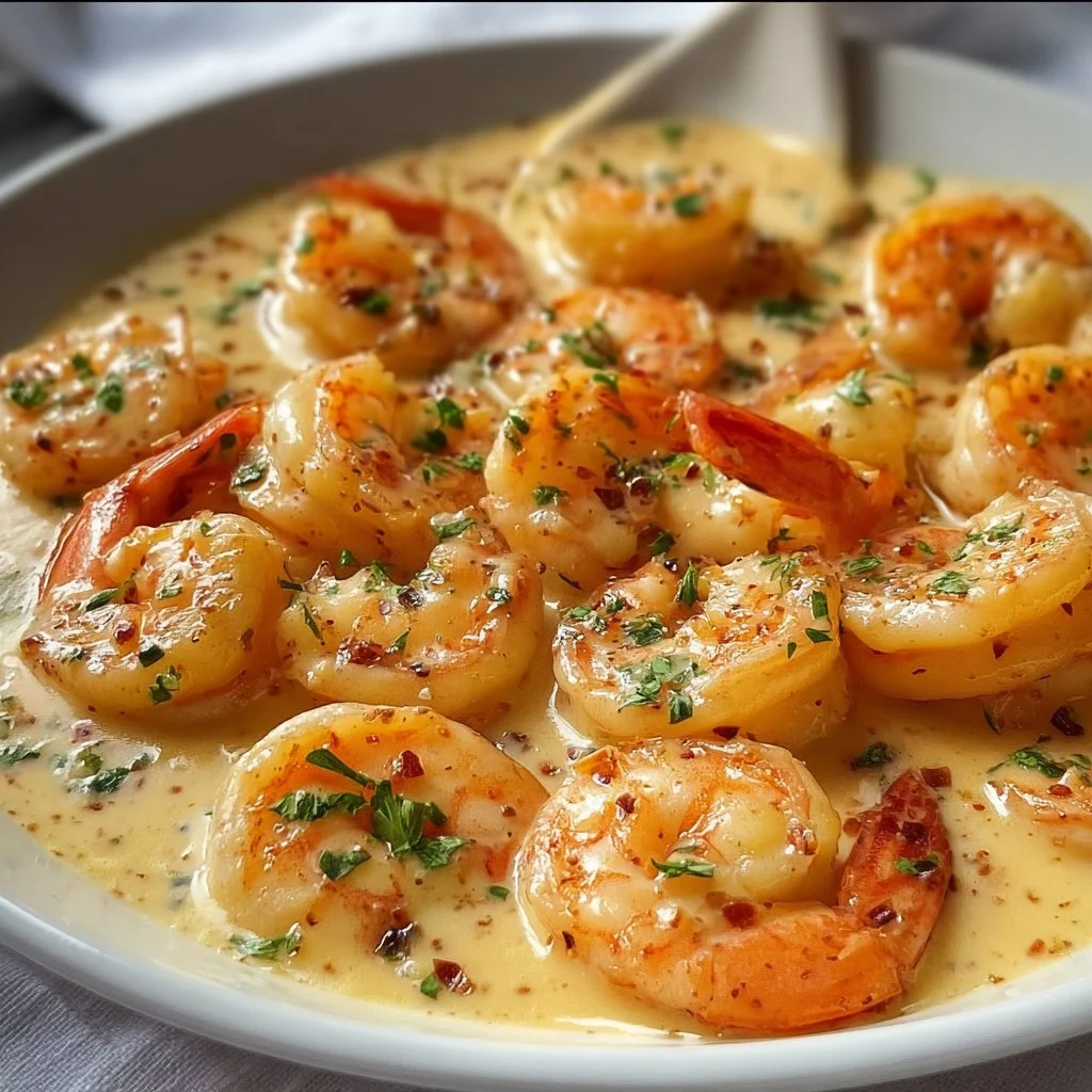 Easy Creamy Garlic Shrimp