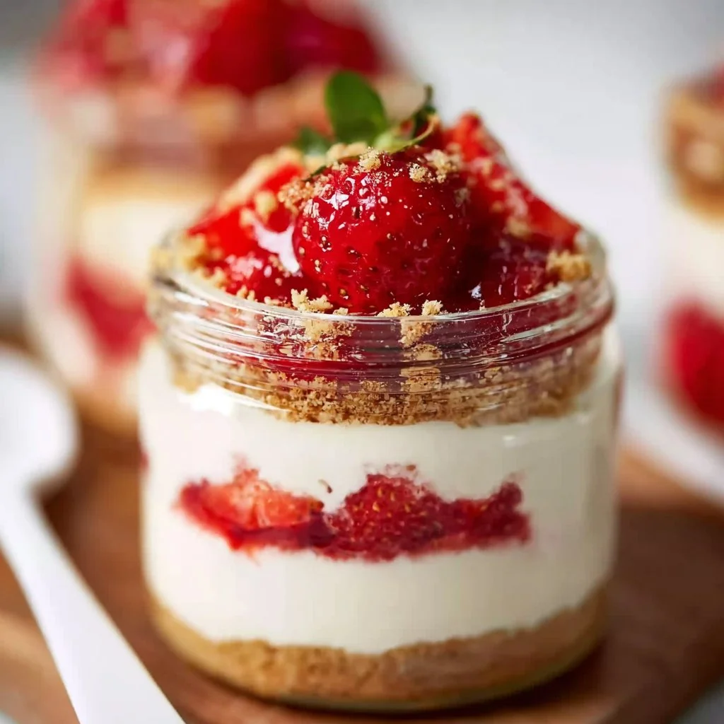 High Protein Cheesecake Jars Recipe