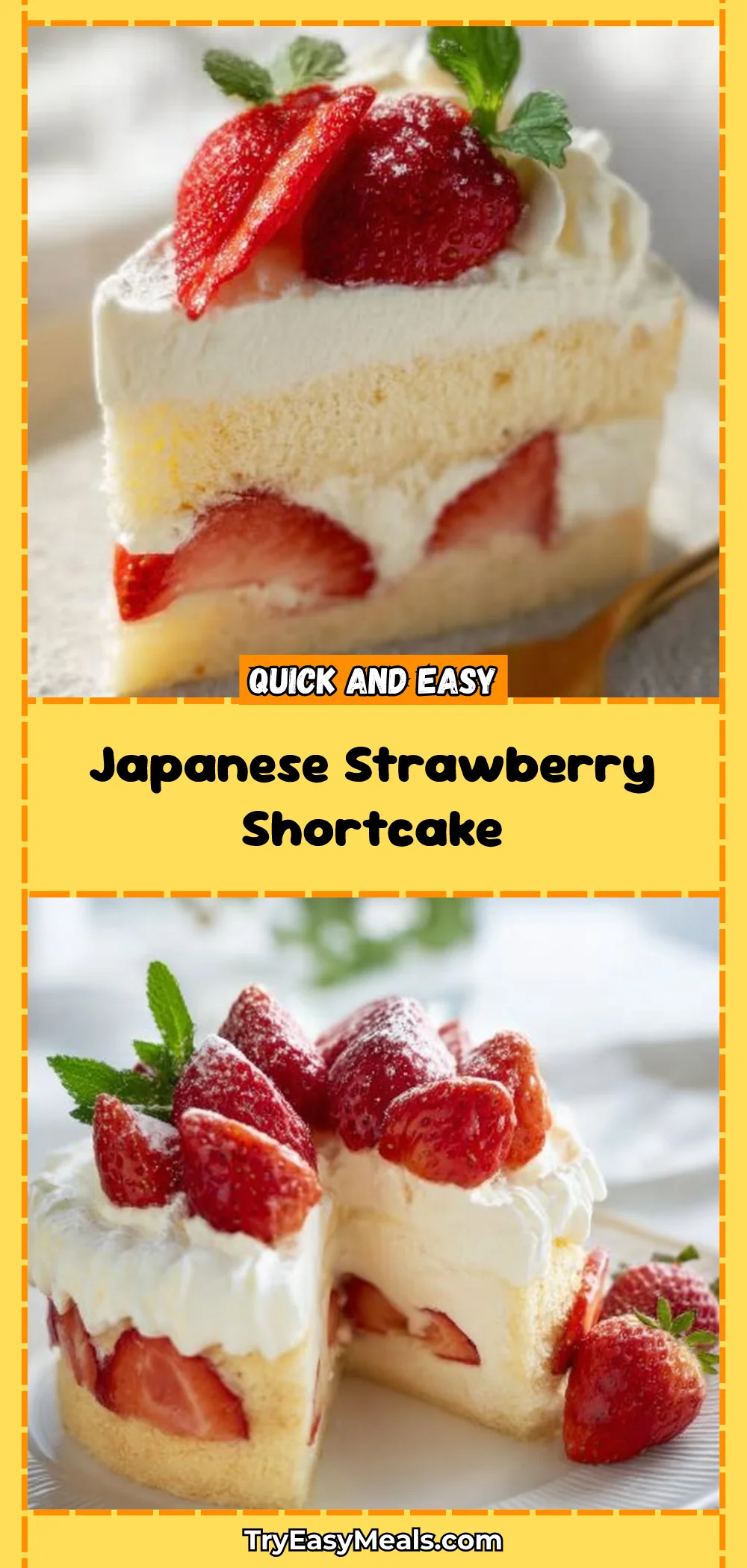 Japanese Strawberry Shortcake