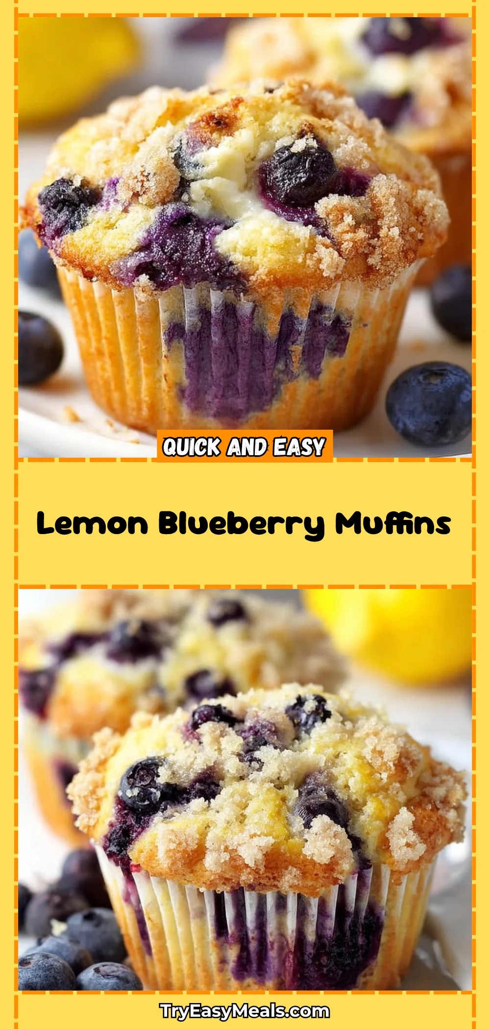 Lemon Blueberry Muffins