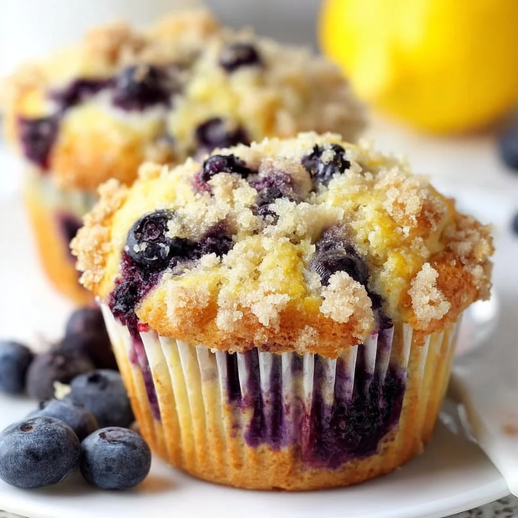 Lemon Blueberry Muffins