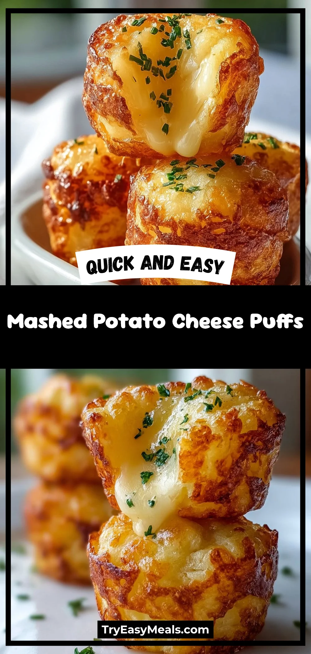 Mashed Potato Cheese Puffs