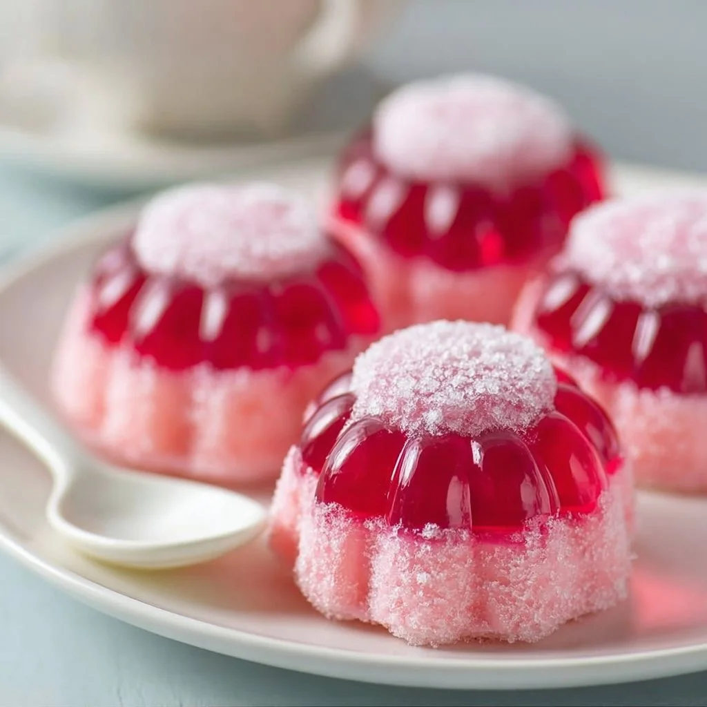 Old-Fashioned Pink Jelly Cakes