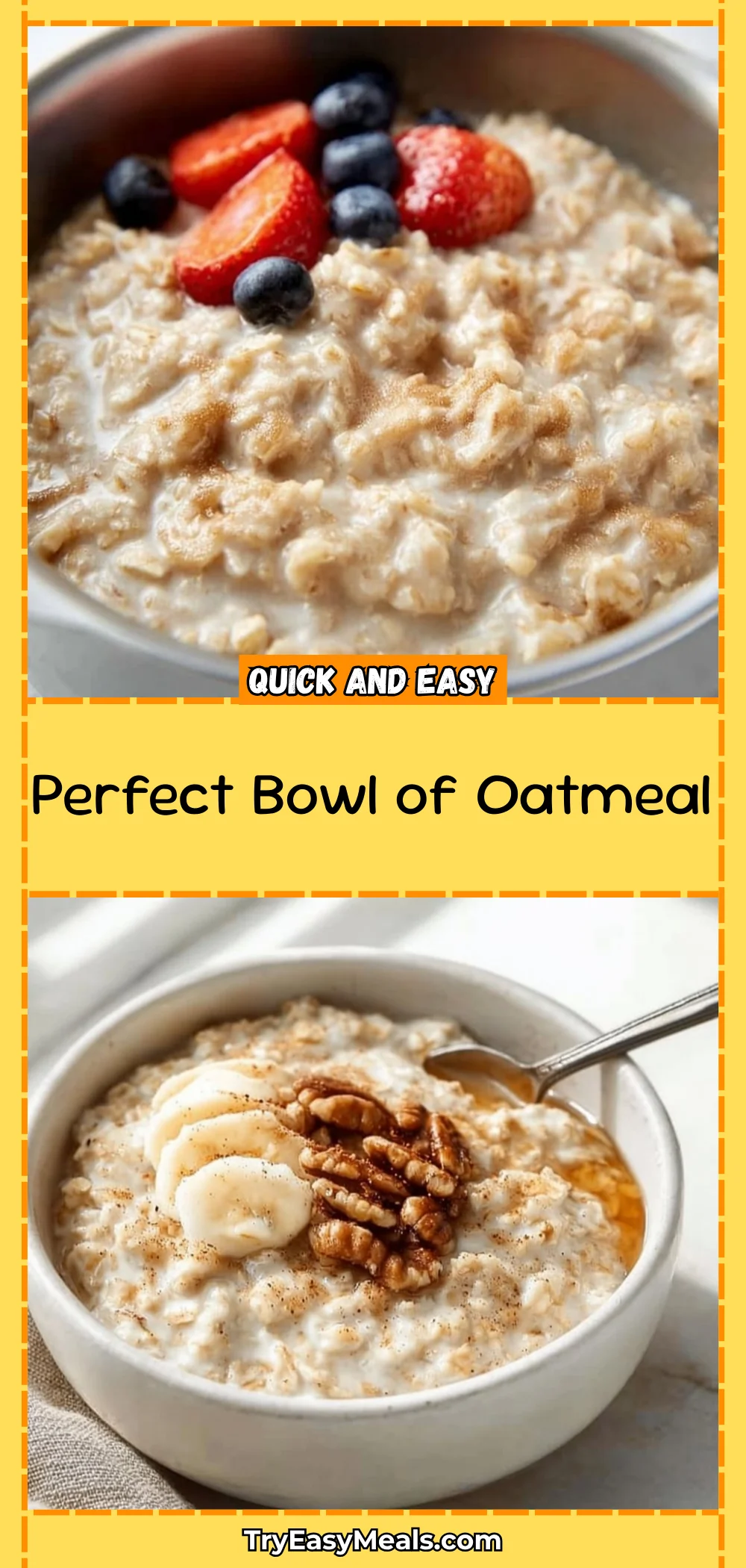 Perfect Bowl of Oatmeal