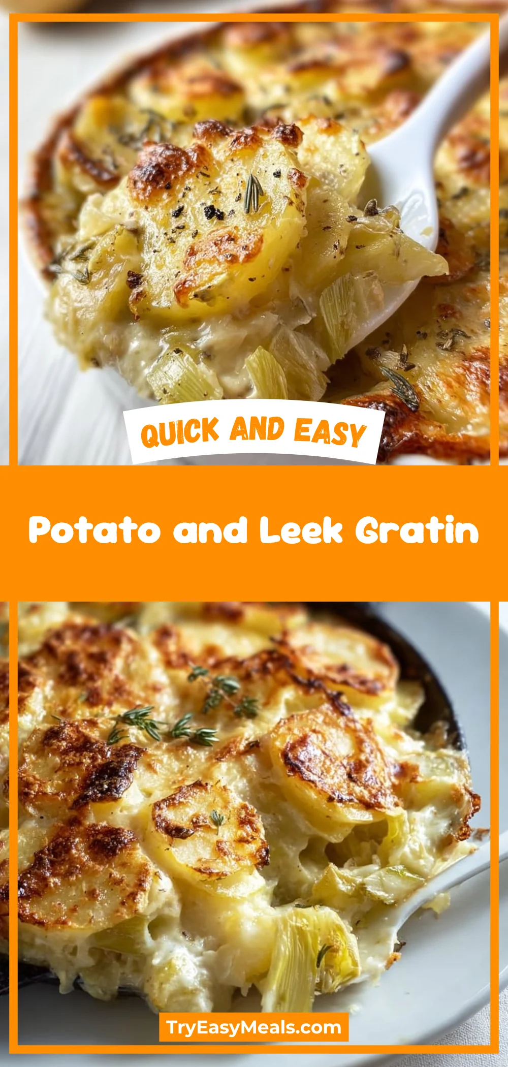 Potato and Leek Gratin