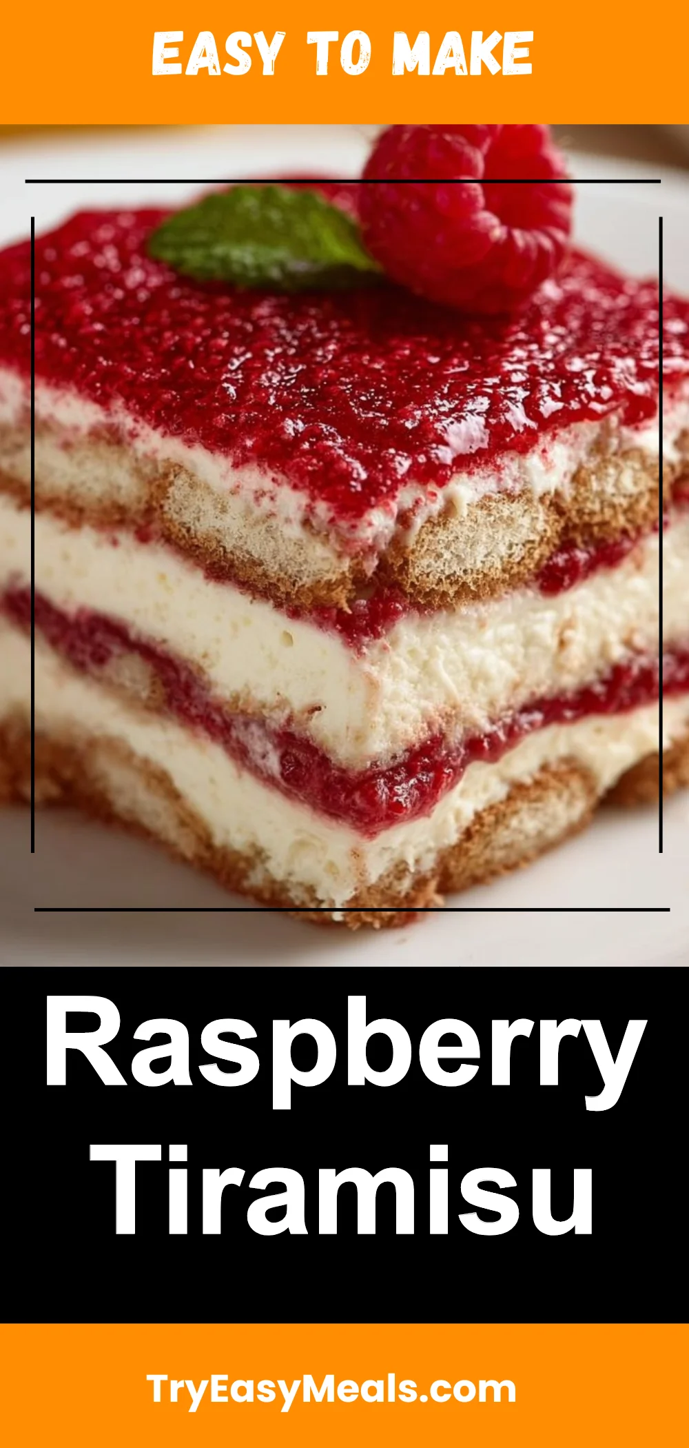 Raspberry Tiramisu