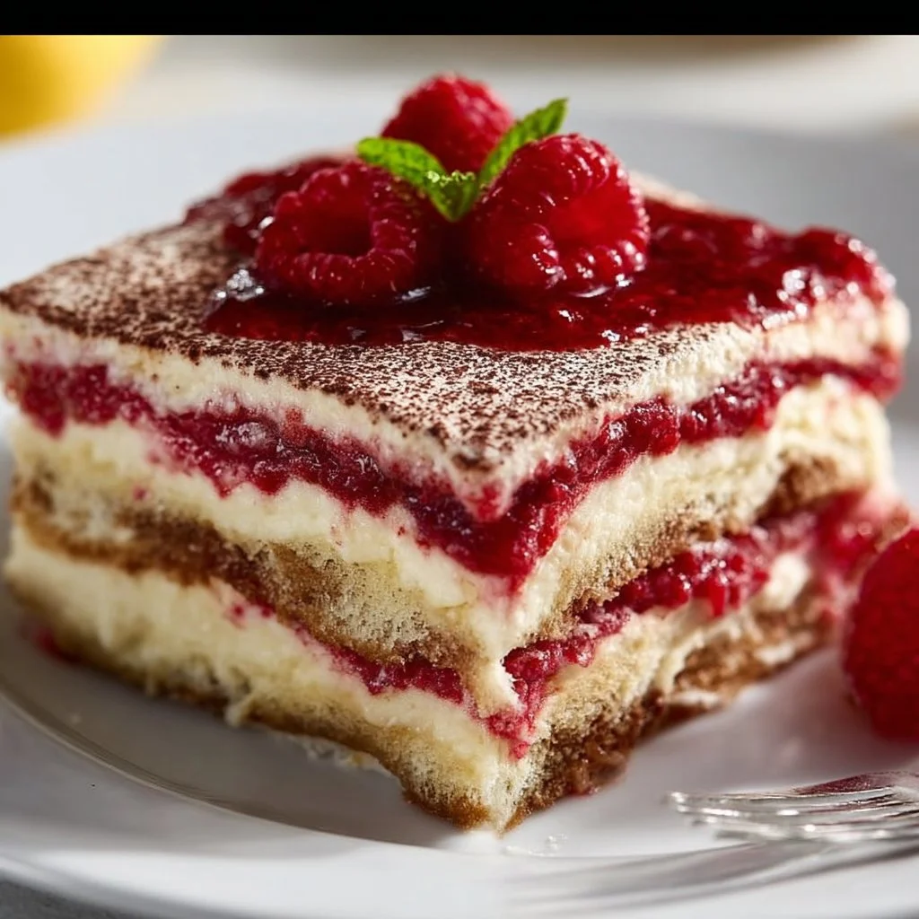 Raspberry Tiramisu