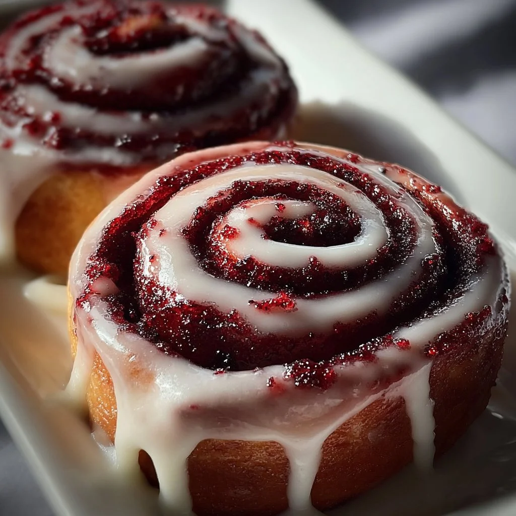Red Velvet Cinnamon Rolls
