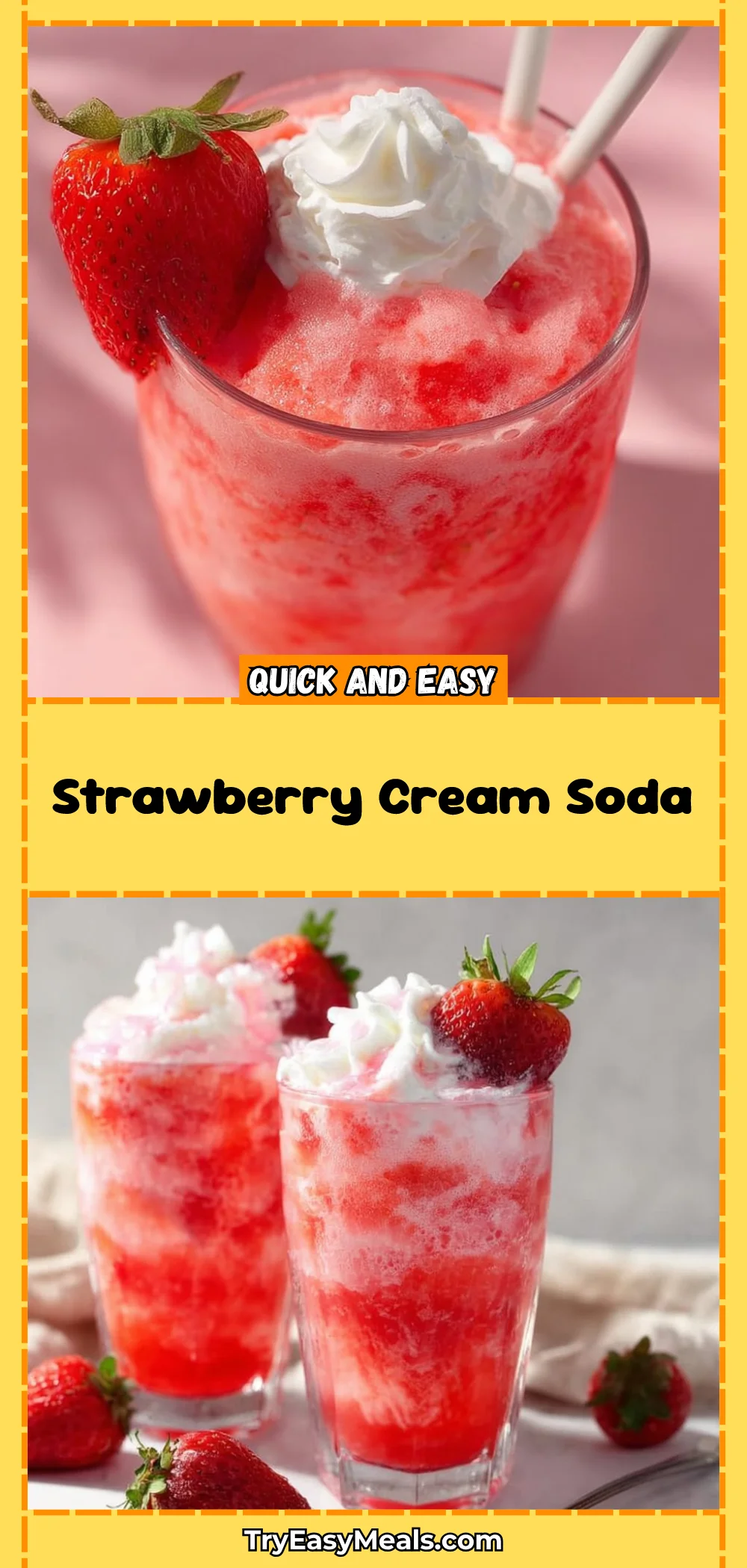 Strawberry Cream Soda