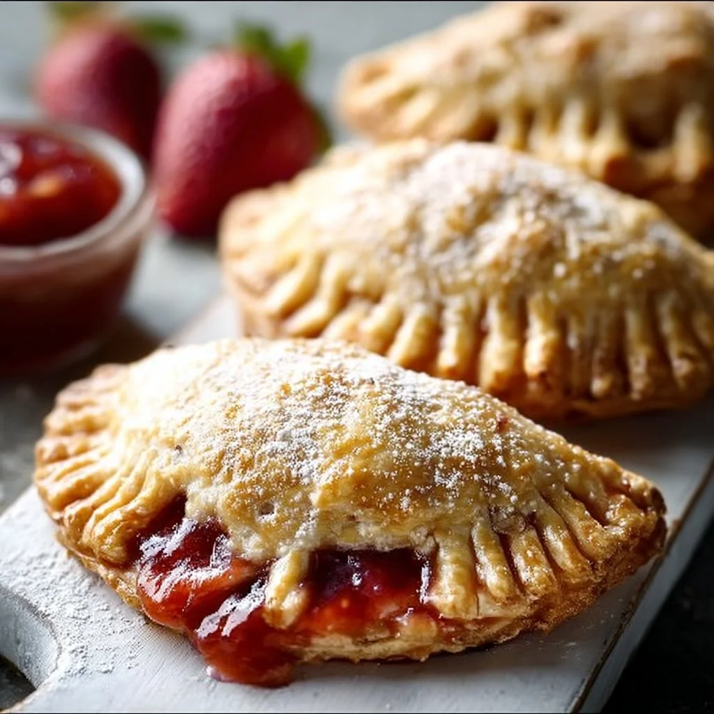 Strawberry Rhubarb Hand Pies Recipe