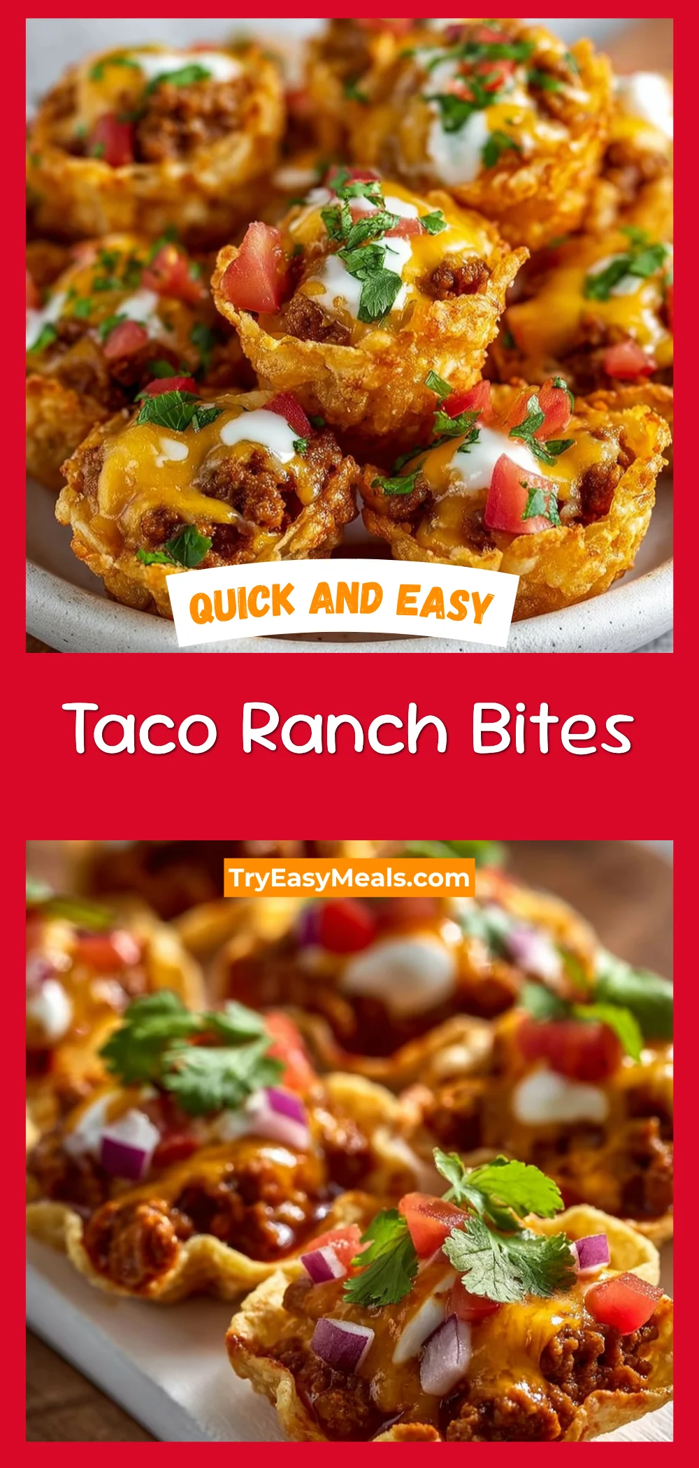 Taco Ranch Bites