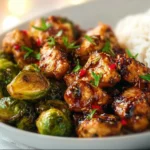 air fryer sweet chili chicken and brussels sprouts 2026 03 03 231504
