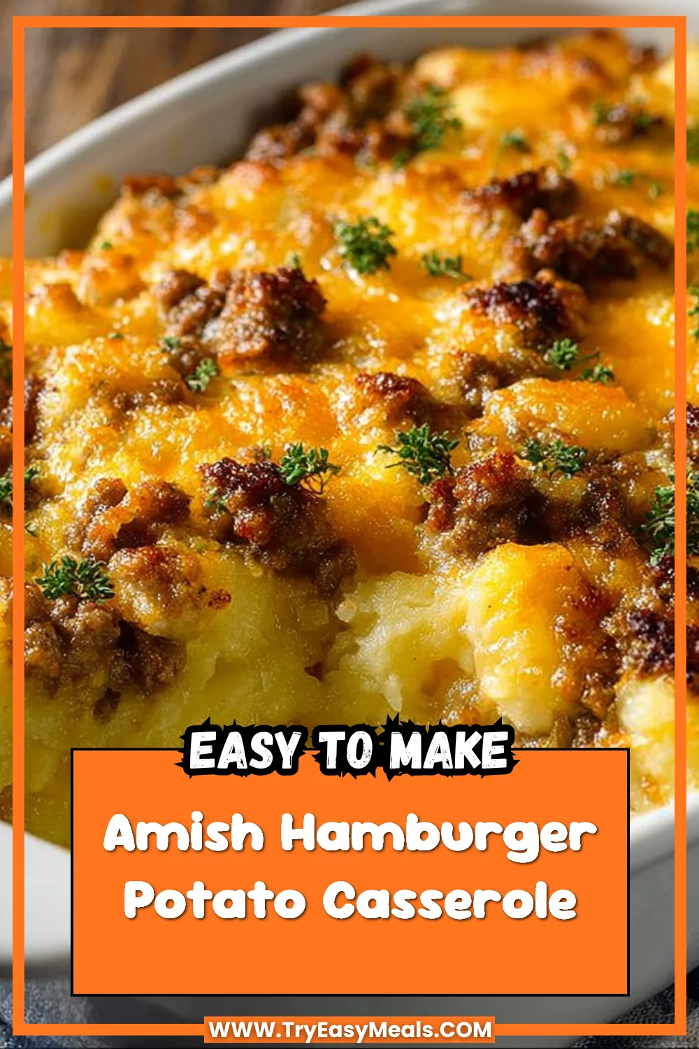 Amish Hamburger Potato Casserole