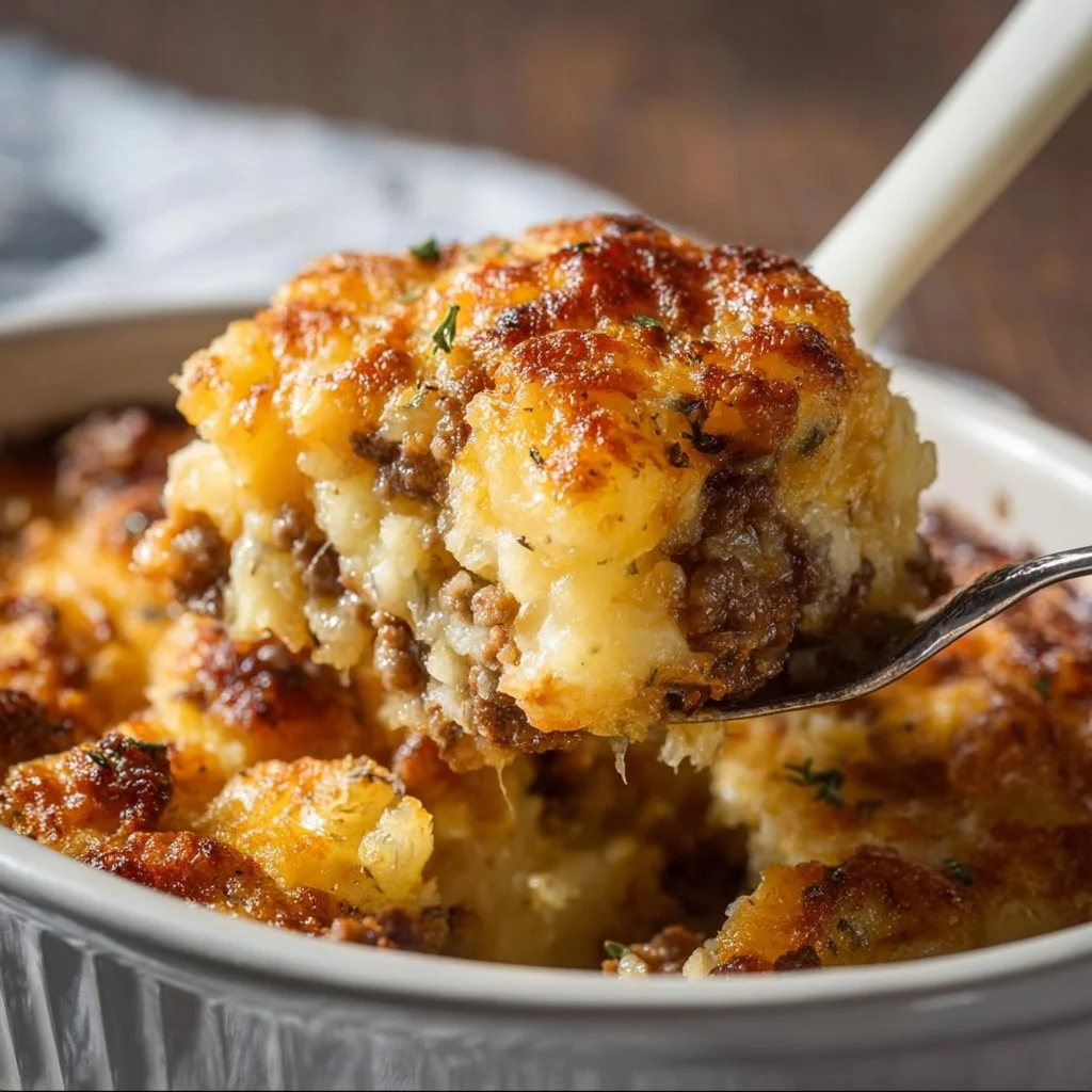 Amish Hamburger Potato Casserole