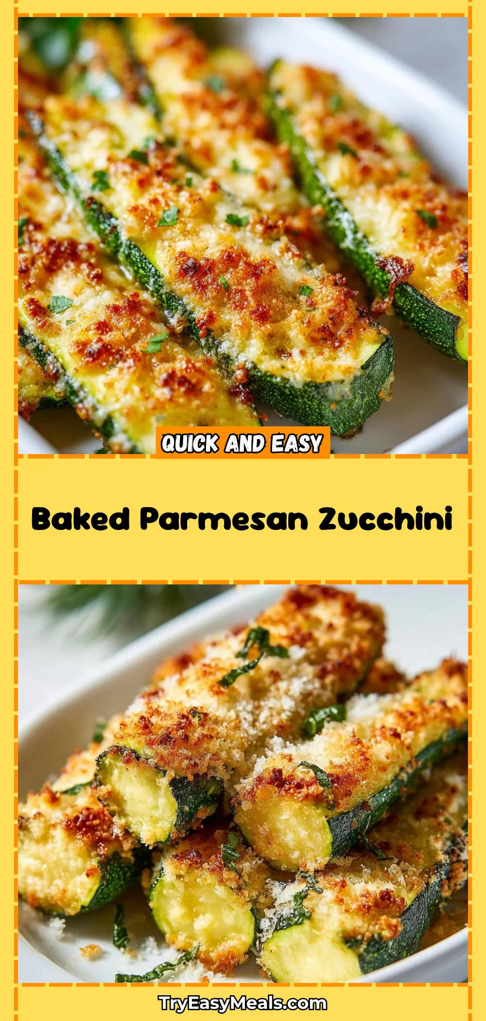 Baked Parmesan Zucchini