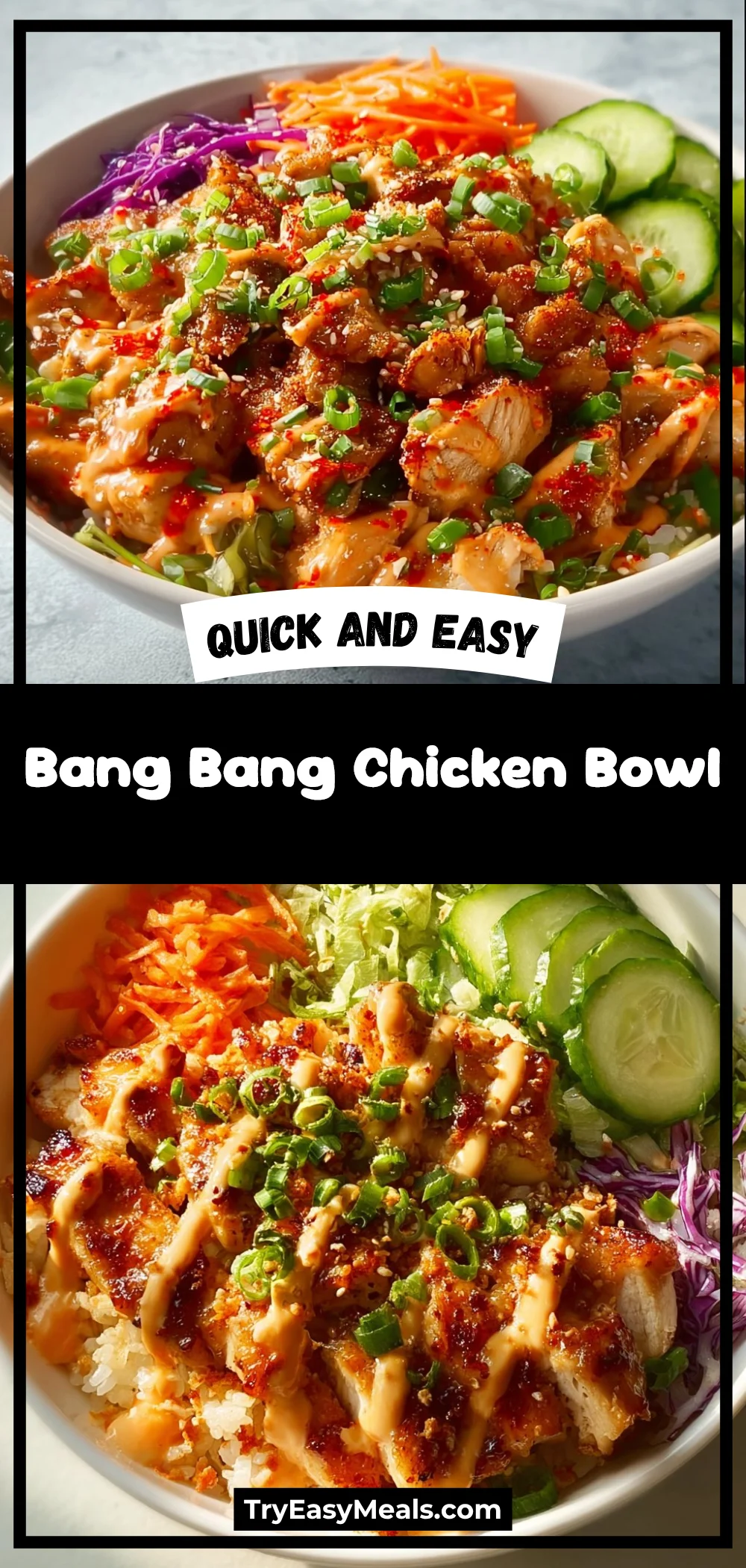 Bang Bang Chicken Bowl