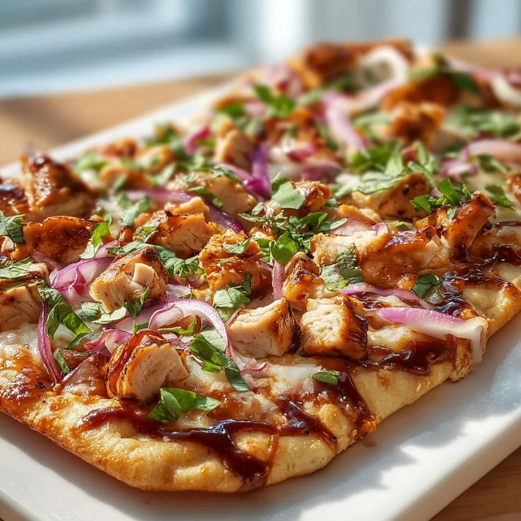 BBQ Chicken Flatbread Pizza: A Flavorful Delight Awaits!