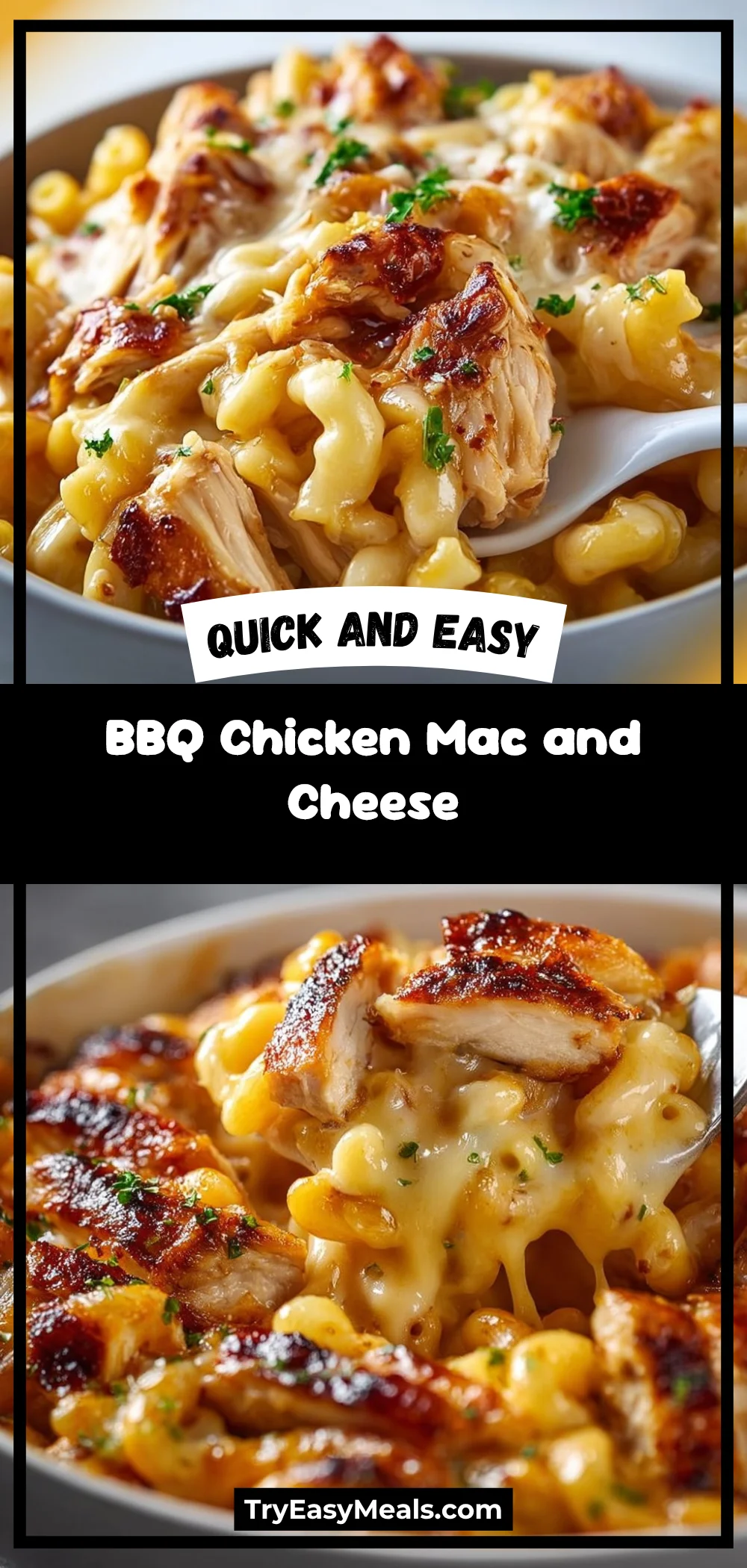 BBQ Chicken Mac and Cheese