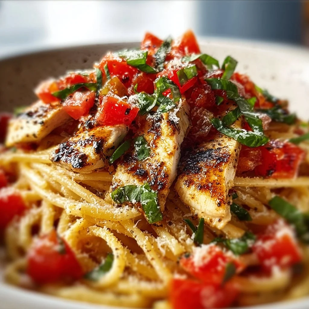 Bruschetta Chicken Pasta