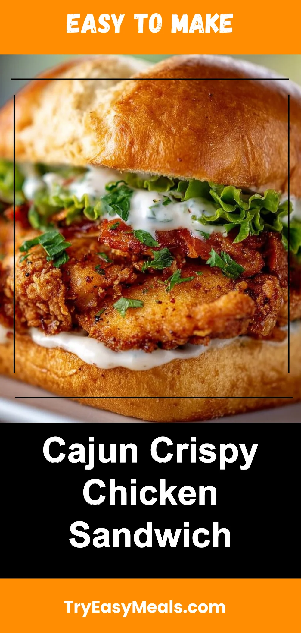 Cajun Crispy Chicken Sandwich