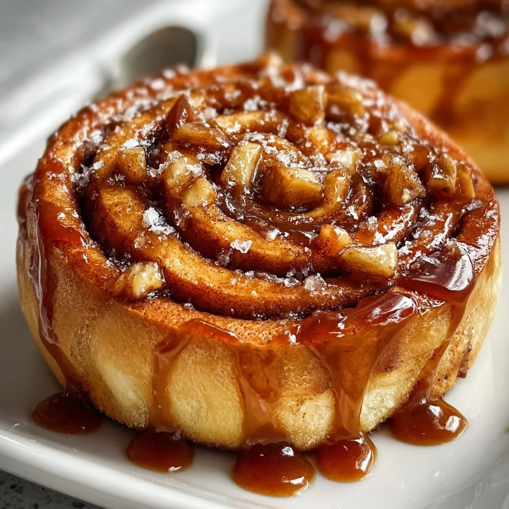 Caramel Apple Cinnamon Rolls for the Ultimate Fall Indulgence