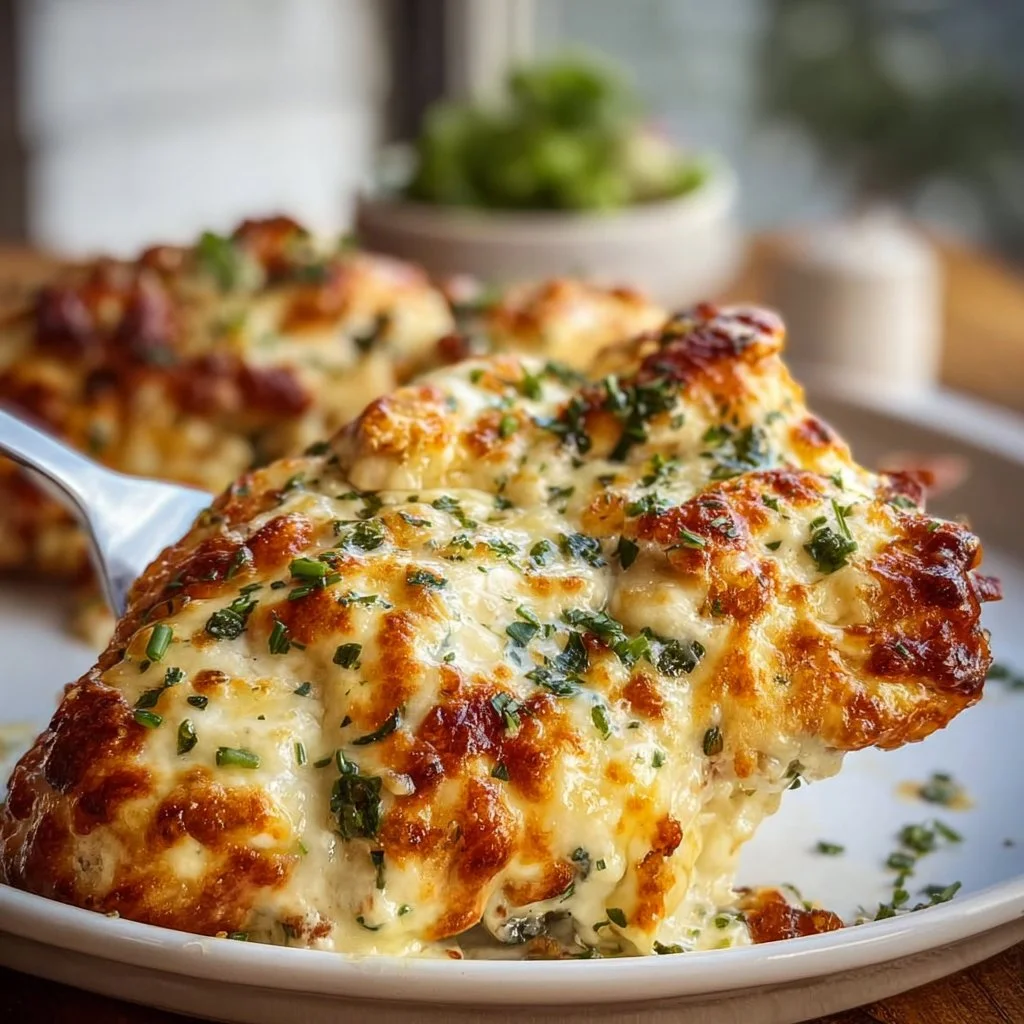 Easy Cheesy 4-Ingredient Ranch Chicken Bake