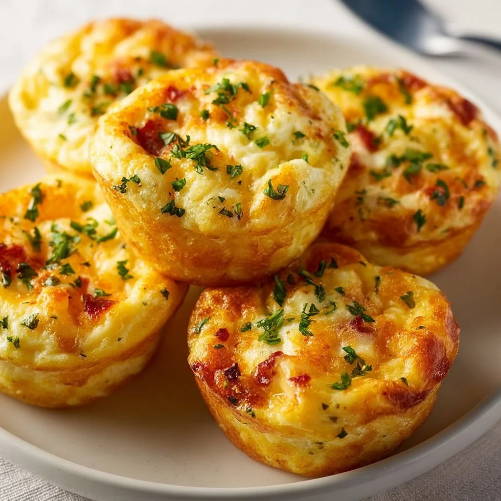 Cheesy Muffin Tin Cottage Cheese Egg Bites